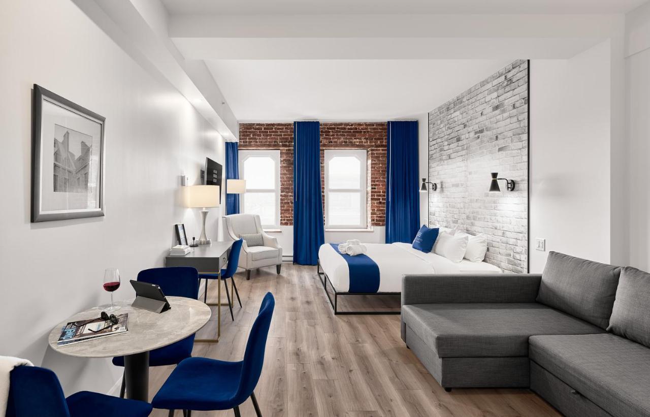 Апартаменты Les Lofts Du Theatre Квебек Экстерьер фото